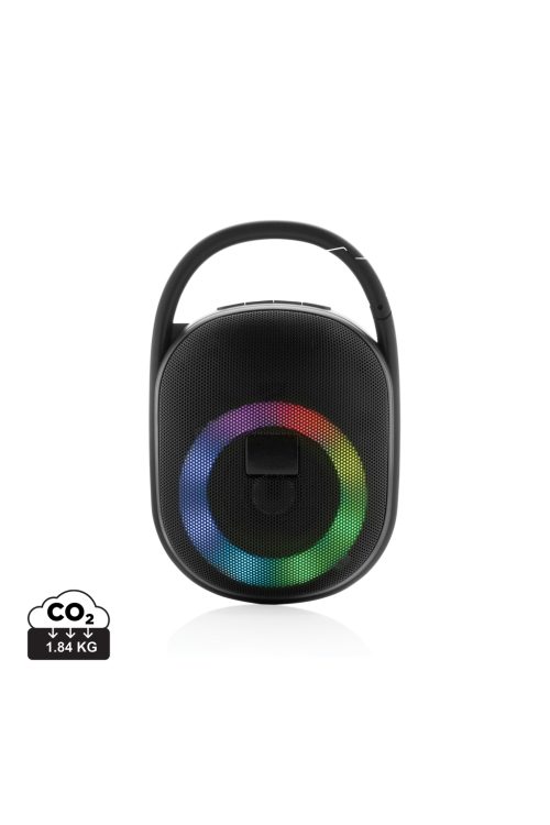 Enceinte clip Lightboom 5W en plastique recyclé RCS