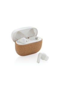 Ecouteur TWS en plastique recyclé RCS et liège Oregon