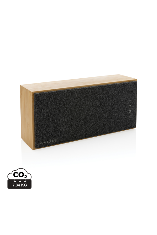 Haut-parleur sans fil 20W en bambou Wynn