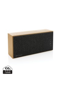 Haut-parleur sans fil 20W en bambou Wynn