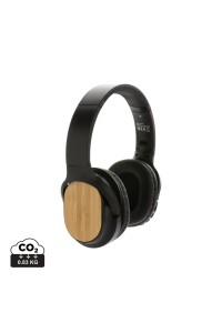 Casque sans fil pliable en bambou et plastique RCS Elite