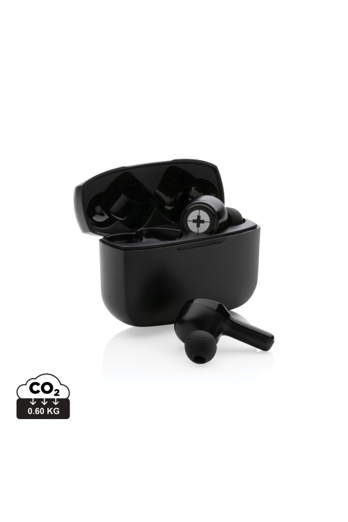 Écouteurs ANC et TWS Swiss Peak en plastique recyclé RCS