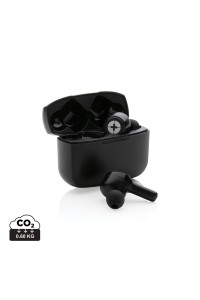 Écouteurs ANC et TWS Swiss Peak en plastique recyclé RCS