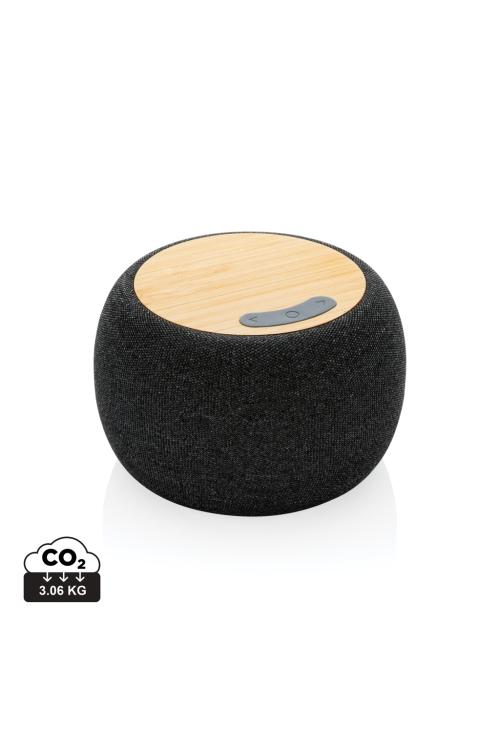 Enceinte 5W en plastique recyclé RCS et bambou