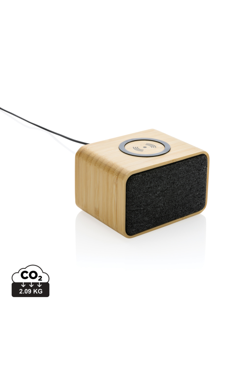 Enceinte 5W en plastique recyclé RCS et bambou FSC®