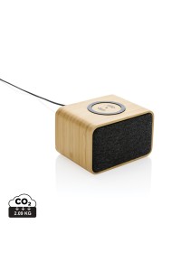 Enceinte 5W en plastique recyclé RCS et bambou FSC®
