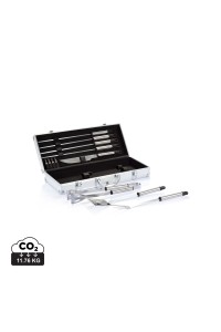 Set de 12 pcs pour barbecue en coffret aluminium