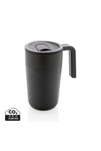 Tasse en acier inoxydable et PP recyclé GRS avec poignée