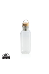 Bouteille 680ml en rPET GRS, couvercle en bambou