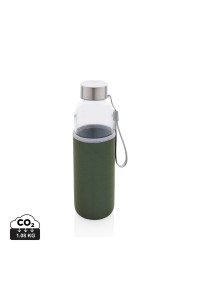 Bouteille en verre avec housse en néoprène