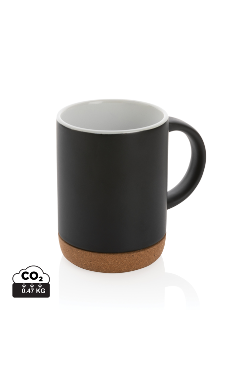 Mug en céramique avec base en liège