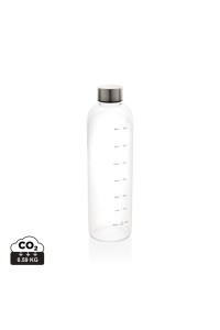 Bouteille d'eau 1L avec suivi d'hydratation en rPET GRS