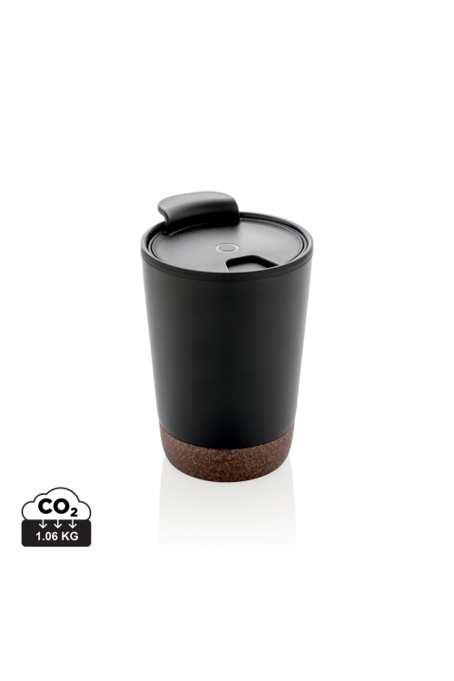 Tasse à café en liège et en acier inoxydable GRS