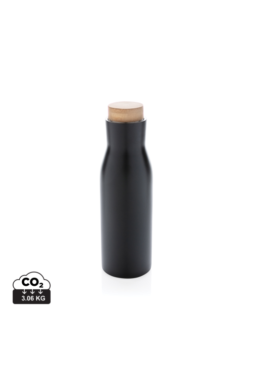 Bouteille isotherme et étanche avec couvercle en acier Clima