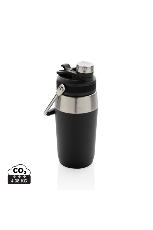 Bouteille isotherme 500ml avec bouchon double fonction