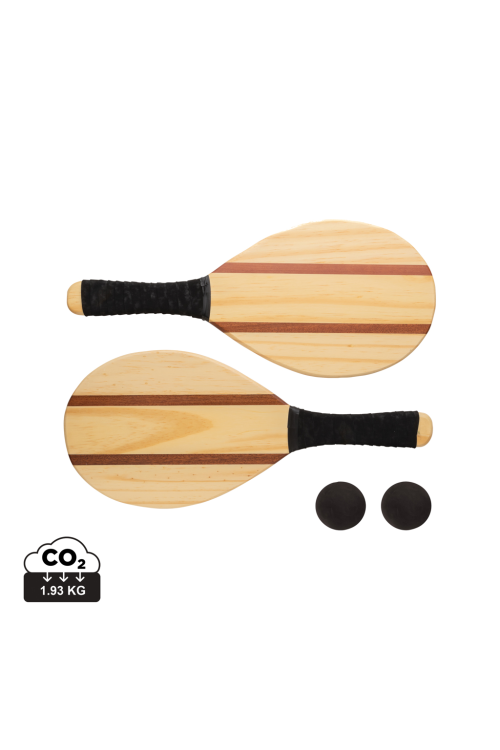 Set de raquettes frescobol en bois