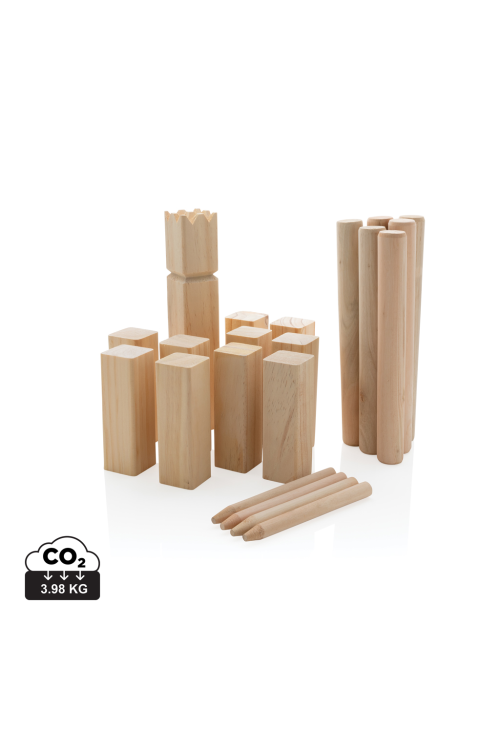 Jeu de Kubb en bois