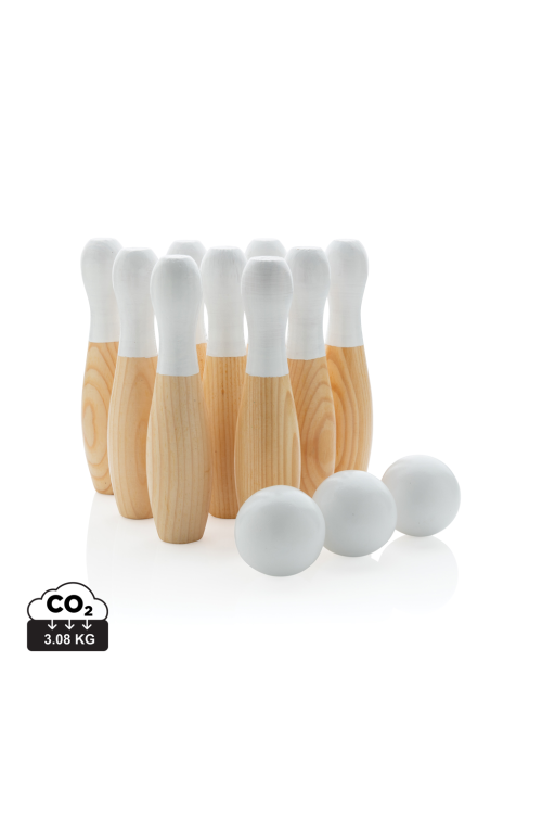 Jeu de quilles en bois