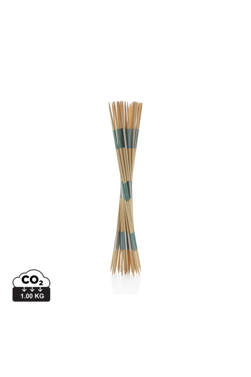 Jeu de mikado géant en bambou