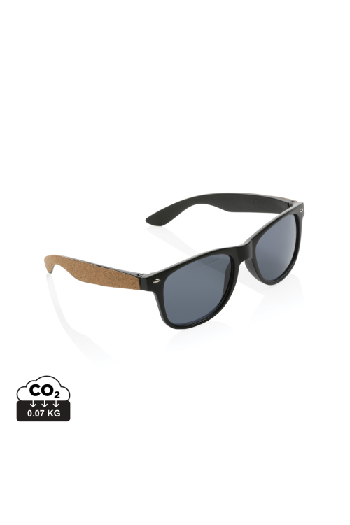 Lunettes de soleil en PC recyclé GRS avec liège
