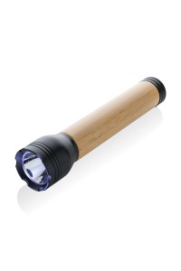 Lampe 5W en plastique recyclé RCS et bambou Lucid