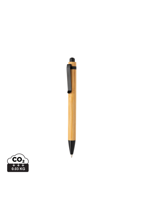 Stylo à bille en bambou