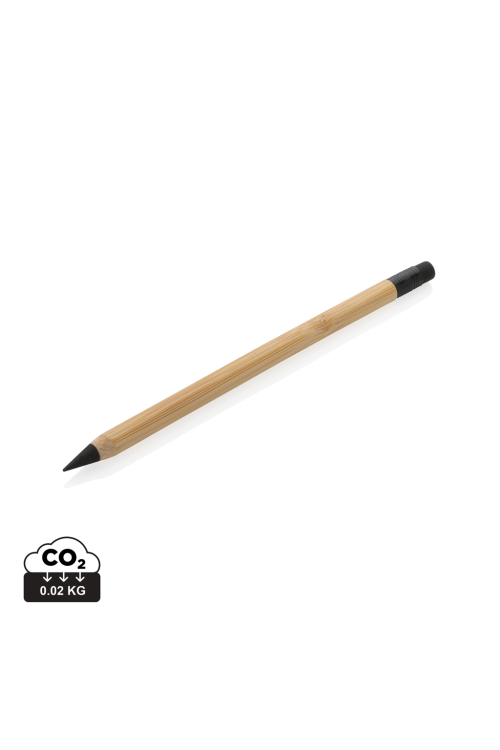 Crayon infini en bambou avec gomme