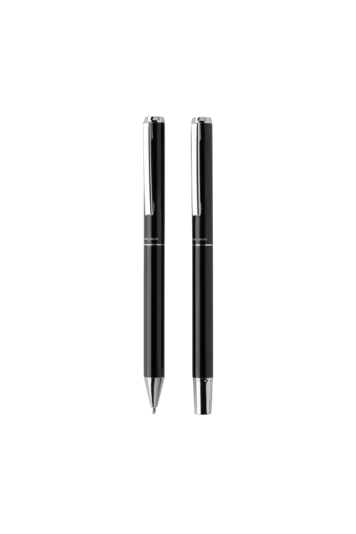 Set de stylos en aluminium recyclé RCS Swiss Peak Cedar