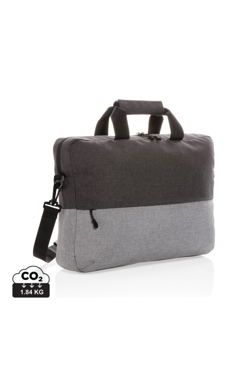 Sacoche ordinateur 15,6" en rPET Duo color