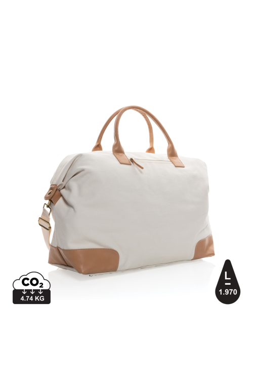 Sac weekend Impact AWARE™ en toile 16oz recyclé