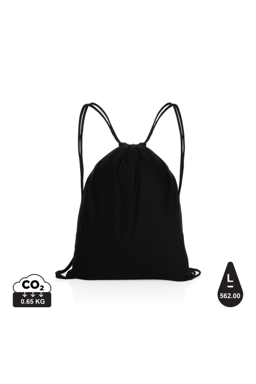 Sac à dos cordelettes en coton recyclé 145 gr Impact AWARE™