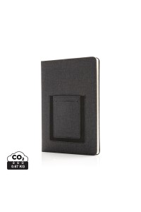 Carnet de notes A5 avec pochette téléphone