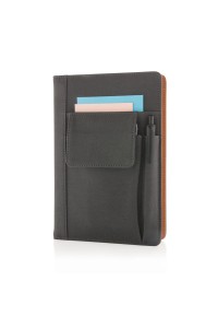 Carnet de notes avec pochette pour téléphone