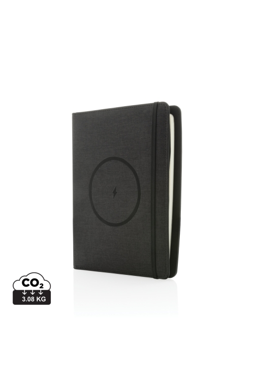 Carnet de notes avec chargeur sans fil 5W et powerbank 5000