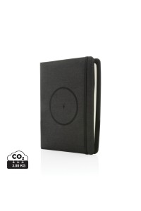 Carnet de notes avec chargeur sans fil 5W et powerbank 5000