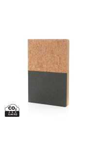 Carnet A5 à couverture en kraft et en liège