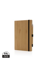 Set avec carnet et crayon infini en bambou