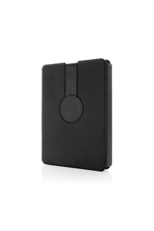 Carnet de notes avec chargeur en PU recyclé RCS Swiss Peak