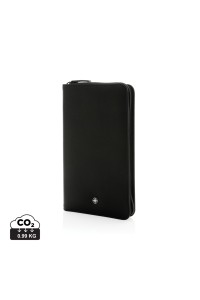 Portefeuille de voyage RFID Swiss Peak Heritage en rPU RCS