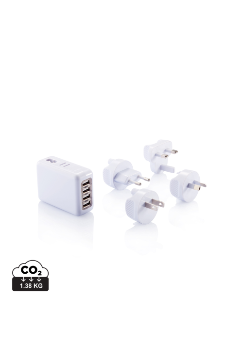 Adaptateur de voyage avec 4 ports USB