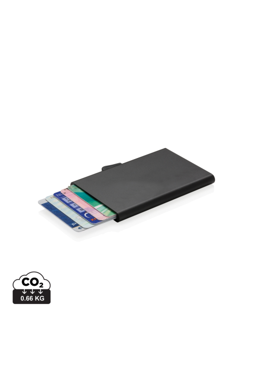 Porte-cartes en aluminium anti RFID C-Secure