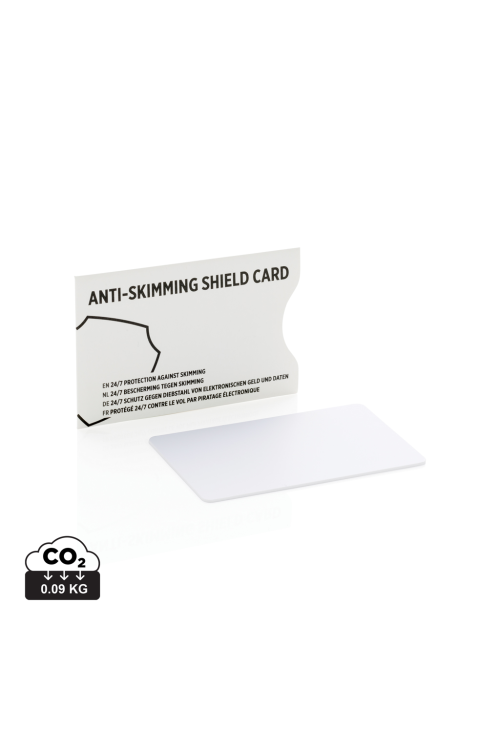 Bouclier anti RFID avec puce de brouillage