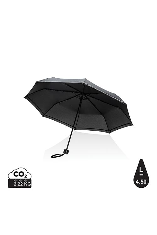 Mini parapluie 20.5" rPET 190T réfléchissant Impact AWARE™
