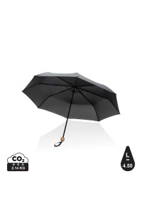 Mini parapluie 20.5" rPET 190T poignée bambou Impact AWARE™