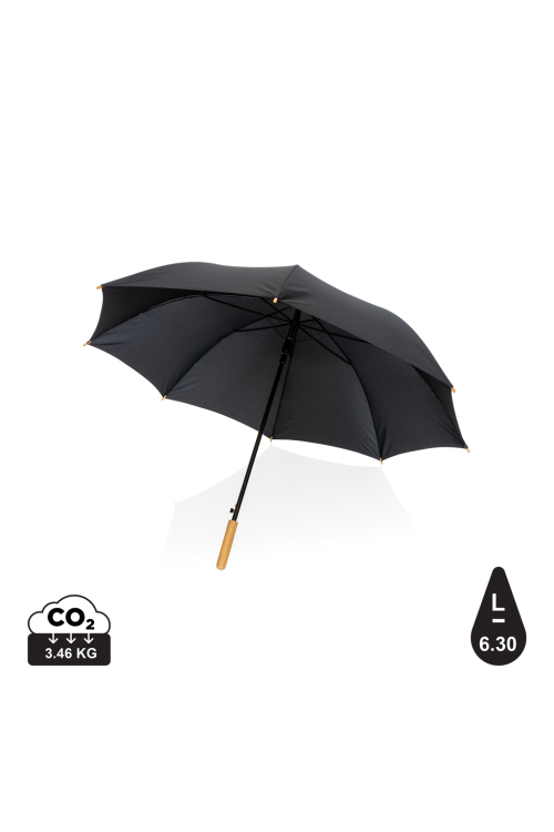 Parapluie 27" en rPET et bambou ouverture auto Impact AWARE™