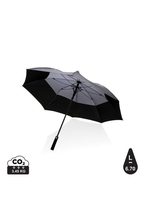 Parapluie tempête 27" en rPET ouverture auto Impact AWARE™