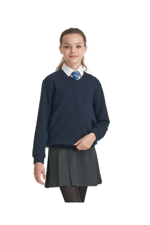 Sweat-shirt col V Senior Academy