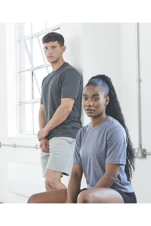 T-shirt urbain décontracté chiné