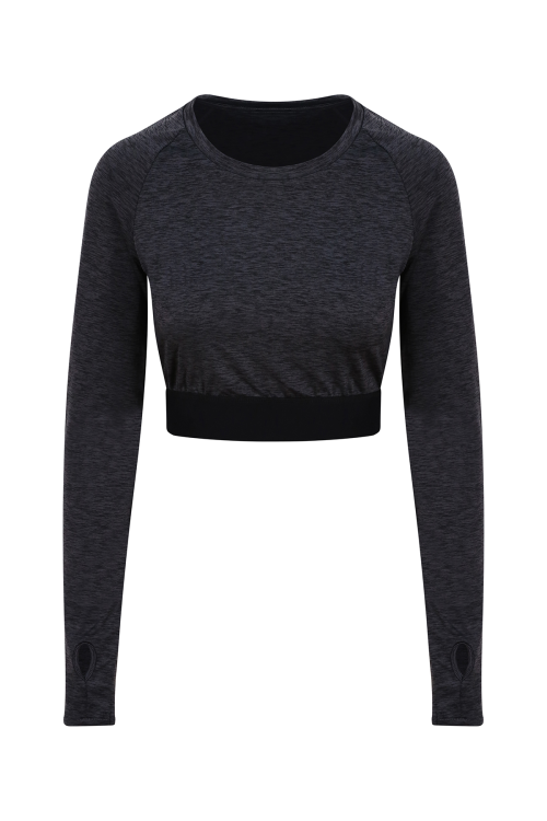 T-shirt court à manches longues