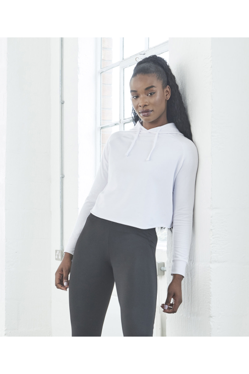 Sweat-shirt girlie à dos croisé